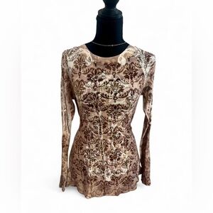 Western Y2K inspired women’s wrangler long sleeve top size m
